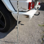 Unfallstelle Weitsicht für ein Kostenvoranschlag Unfall